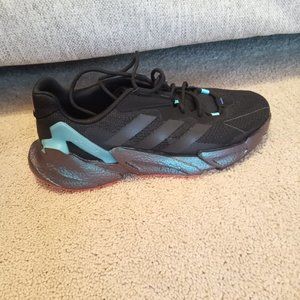 Adidas X9000L4 Men's Running Shoes. Black/Blue Reflective Size 10. NWOB S23665